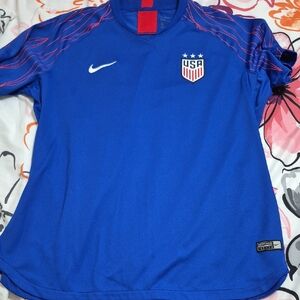 Nike Womens Team USA Soccer Pre-Match Squad Jersey Size XL